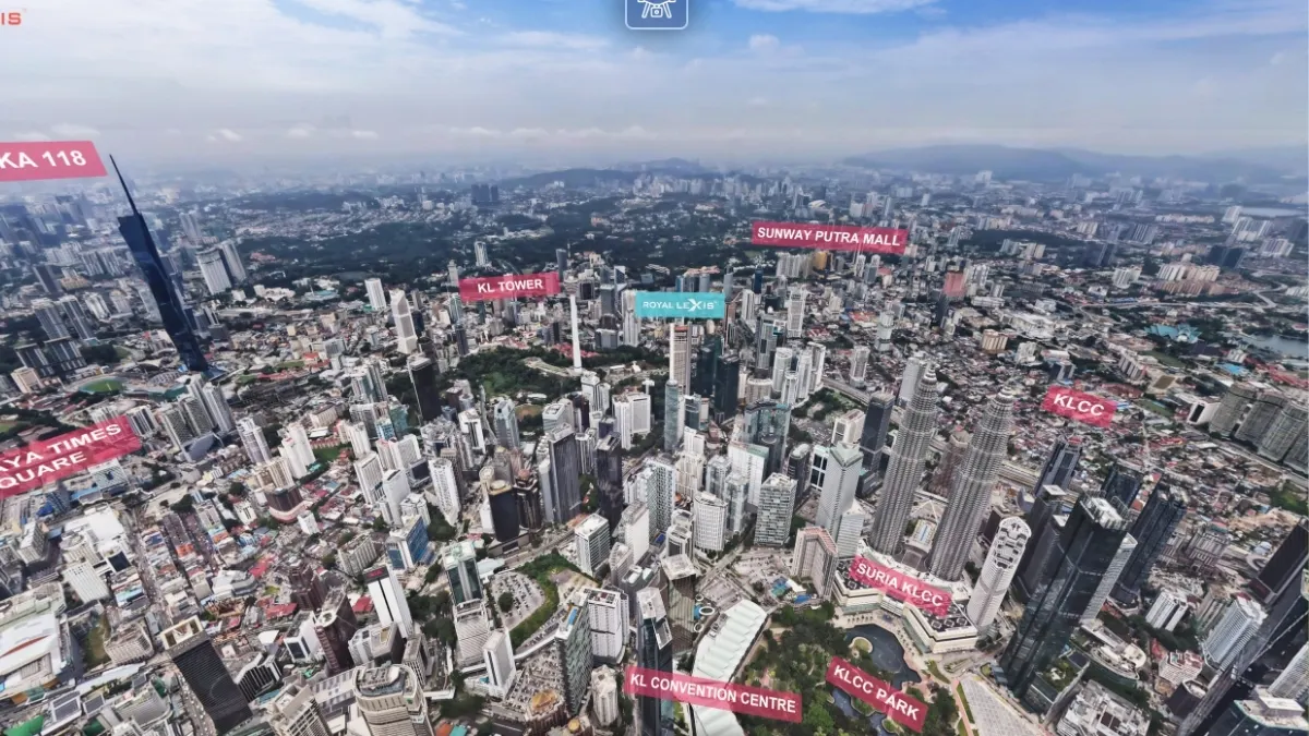 Royal Lexis aerial 360 tour preview